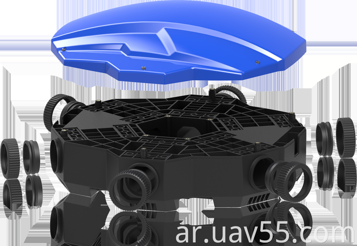 E610p Drone Agriculture Sprayer Six Axis Frame